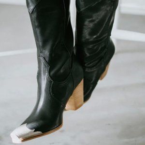 Metal Toe Booties